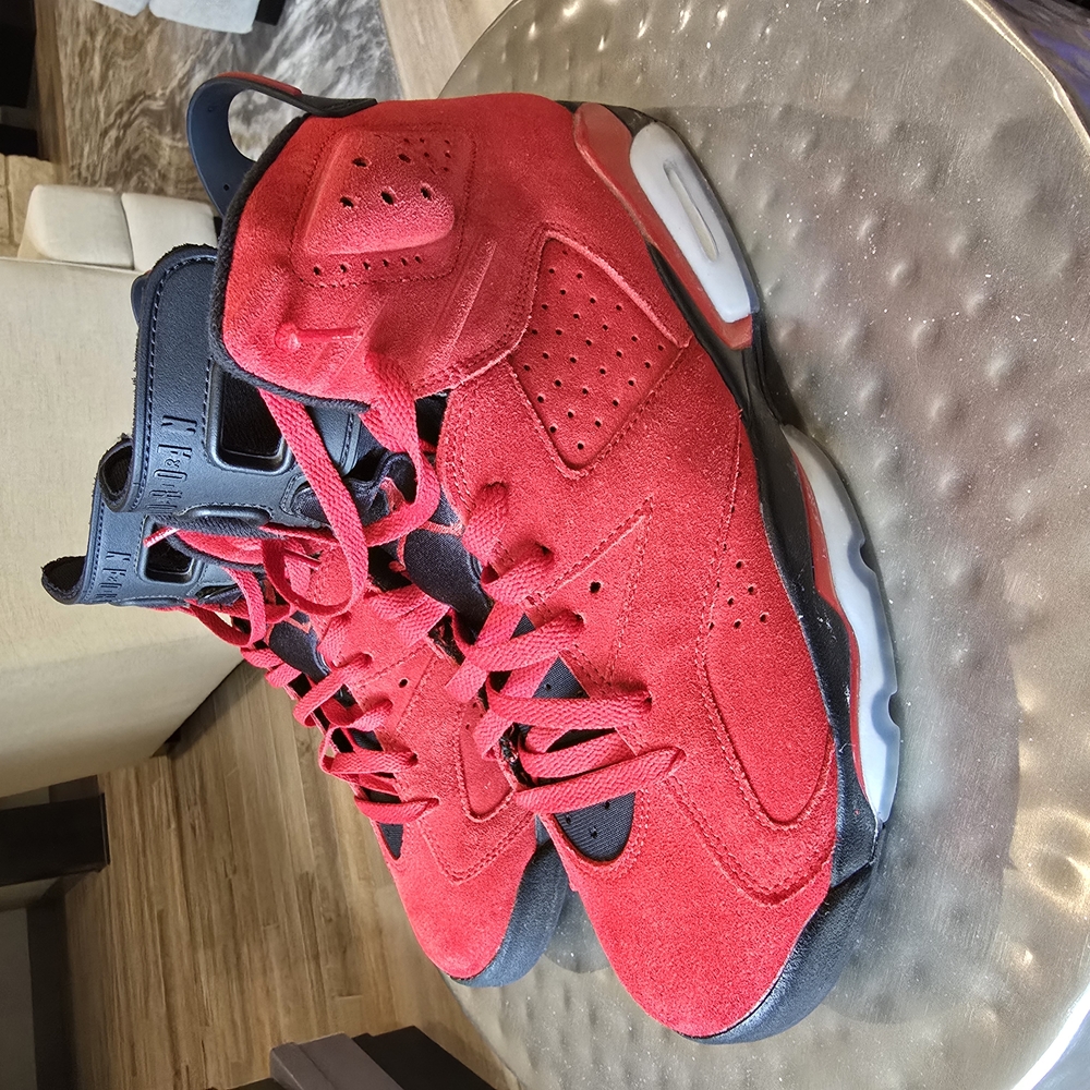 Red and Black Sneakers